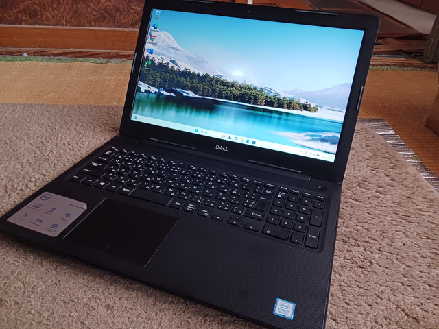 DELL Vostro 3580 Windows11起動画面 早川スタイル