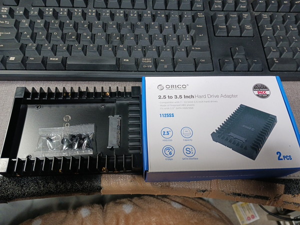 ORICO 2.5インチ 3.5インチ 変換アダプター SSD取付 早川スタイル