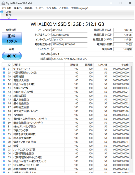 早川スタイル SSD健康診断 正常100%